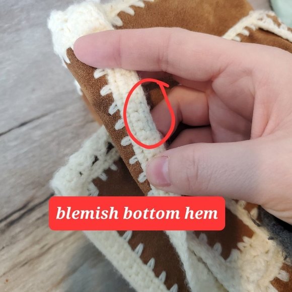 70s Cardigan Jacket Suede Belted Cream Brown Boho Western Sz S/M Retro VTG 1970s - Picture 12 of 13